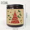 1pc Lavender Scented Candle It's Xmas Time Christmas Birthday Gift For Women Her Mom Grandma Sister Teacher Coworkers Wife Girlfriend Nurse Aesthetic Decoration