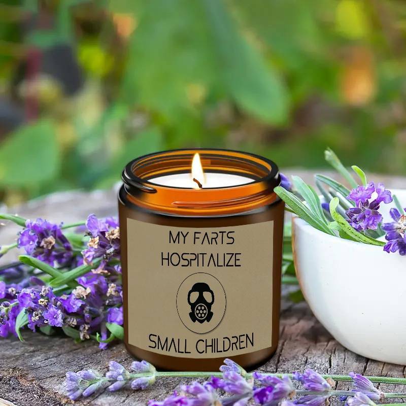 Perfect Gifts for Friends and Family, Funny Fart Gag Prank, Heartfelt & Humorous, Lavender Scented Candle, Bestie Teen Girlfriend Boyfriend Buddy Bro Sister Classmate Men Women Birthday Christmas Gifts