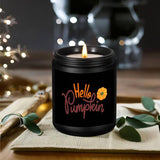 1 bougie parfumée Hello Pumpkin Lavande - Cadeau d'automne Thanksgiving Halloween pour garçons, filles, hommes, femmes, maman, papa, mari, épouse, amis, collègue, voisin, lui, elle avec un joli cadeau essentiel