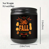 [Fast Arrival] 1pc Hello Fall Lavender Scented Candle - Aromatherapy Candle for Relaxation and Mood Boosting - Perfect Gift for Boys, Girls, Men, Women, Mom, Dad, Husband, Wife, Friends, Coworker, Neighbor on Thanksgiving, Ha