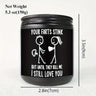 5.3oz Soybean Wax 1PC Lavender Scented Candle, Best Husband Happy Birthday Gifts Idea for Man Hubby Who Have Everything want Nothing from Wife on Romantic Anniversary Christmas Xmas Valentines Father's Day