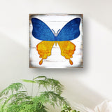 Decoración de madera con mariposas ucranianas - Decoración internacional - 8187128B