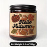 Bonjour l'automne Bougie parfumée Thème automne Citrouille Orange Terre cuite Brûlée Rustique Ferme Septembre Octobre Récolte Thanksgiving Jour Décoration Cadeau pour la maison Femmes Hôtesse Hommes Amis Sa mère Femme Grand-mère Articles mignons Ess
