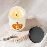 Bonjour l'automne Bougie parfumée Thème automne Citrouille Orange Terre cuite Brûlée Rustique Ferme Septembre Octobre Récolte Thanksgiving Jour Décoration Cadeau pour la maison Femmes Hôtesse Hommes Amis Sa mère Femme Grand-mère Articles mignons Ess
