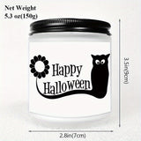 1Pc Halloween Scented Candle 5. 3Oz Soybean Wax Spooky Gift Idea For Women Men Mom Dad Grandma Friend Coworker Nurse Teacher Mentor Dentist Worker Pastor Boss Manager Autumn Harvest Festival Thanksgiving Unique Funny Special