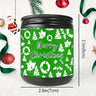 Merry Christmas Lavender Scented Candle Gift for Men Women Him Her Male Female Boyfriend Grilfriend Best Friend BBF Sister Bestie Brother Classmate Coworker Sister Mom Dad Family on Christmas Xmas Home Decoratin Funny Unique