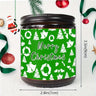 Merry Christmas Lavender Scented Candle Gift for Men Women Him Her Male Female Boyfriend Grilfriend Best Friend BBF Sister Bestie Brother Classmate Coworker Sister Mom Dad Family on Christmas Xmas Home Decoratin Funny Unique