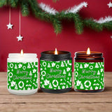Merry Christmas Lavender Scented Candle Gift for Men Women Him Her Male Female Boyfriend Grilfriend Best Friend BBF Sister Bestie Brother Classmate Coworker Sister Mom Dad Family on Christmas Xmas Home Decoratin Funny Unique