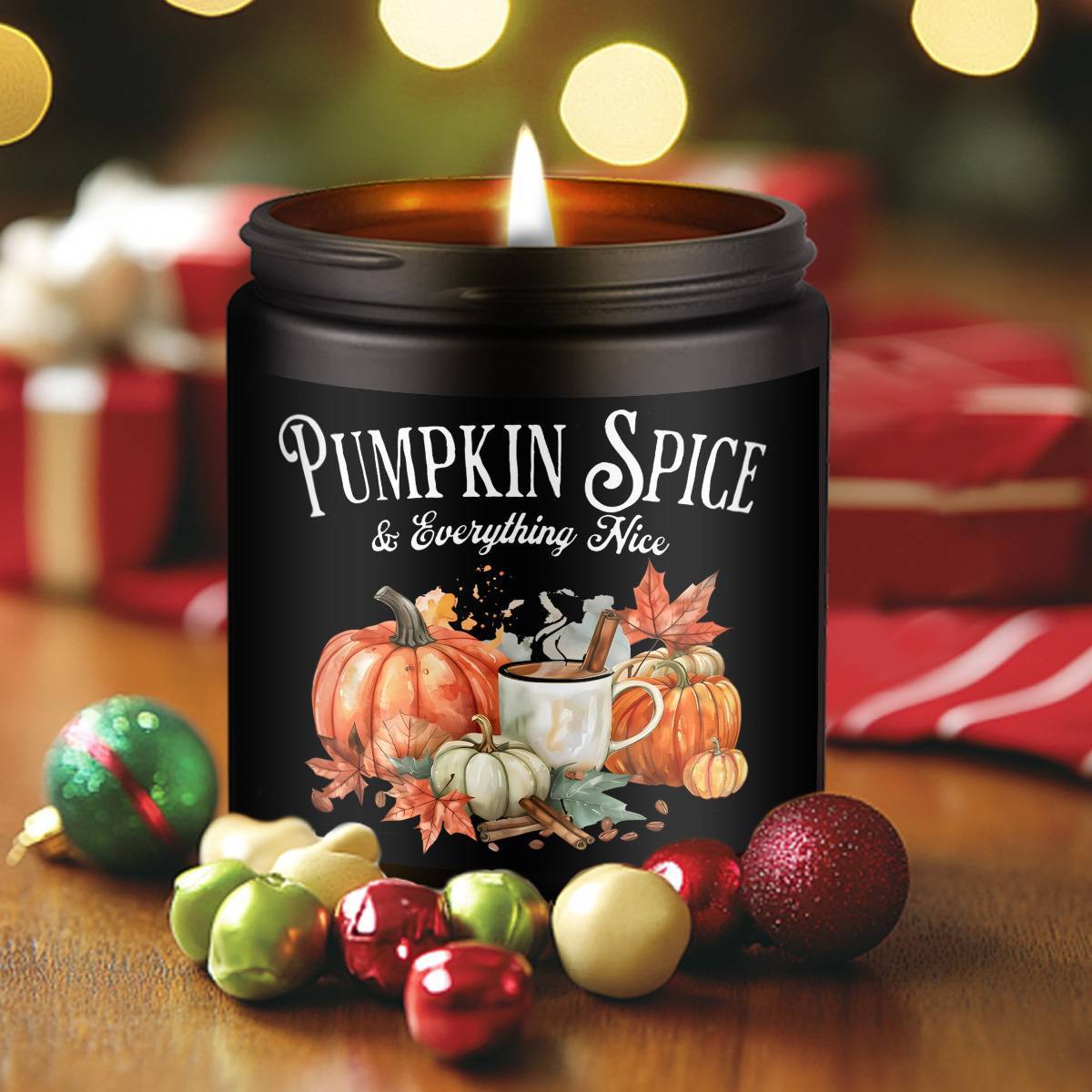 Bonjour Automne Bougie Parfumée Thème Automne Orange Terre Cuite Brûlée Rustique Ferme Septembre Octobre Récolte Thanksgiving Jour Décoration Idée Cadeau pour Maison Femmes Femme Hôtesse Hommes Amis Sa Maman Femme Grand-mère Article Mignon E