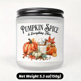 Bonjour Automne Bougie Parfumée Thème Automne Orange Terre Cuite Brûlée Rustique Ferme Septembre Octobre Récolte Thanksgiving Jour Décoration Idée Cadeau pour Maison Femmes Femme Hôtesse Hommes Amis Sa Maman Femme Grand-mère Article Mignon E