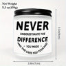 Inspirational Scented Candle 5.3oz - Perfect Gift for Doctors, Nurses & Healthcare Heroes | Ideal for Birthdays, Thanksgiving, Christmas | Soothing & Relaxing Aroma | Glass Jar Included, You Made A Difference, Husband Wife Gi