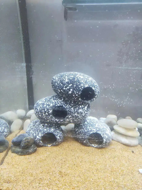 Fish Tank Stone View Decorative Landscaping Fish And Shrimp House Breeding - Lootquake