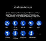 Bluetooth Sport Watch: HR, BP, Step Count