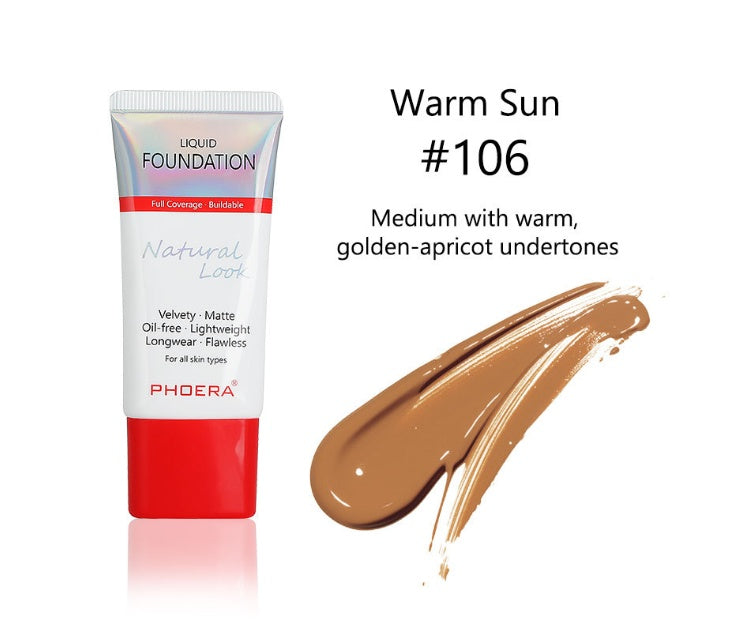 Matte, Silky, Tube Liquid Foundation, Ladies Products - Lootquake