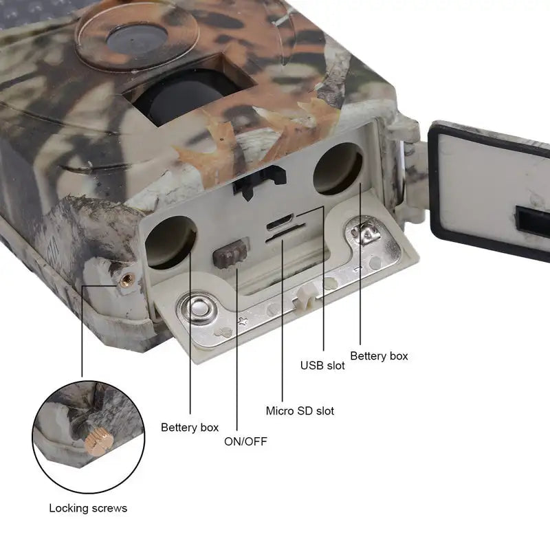 JPEG Trail Wildlife Camera 20MP IP65 Wireless Photo Capture - Lootquake
