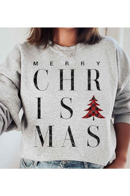 SUDADERA GRÁFICA FELIZ NAVIDAD TALLA GRANDE
