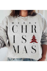 SUDADERA GRÁFICA FELIZ NAVIDAD TALLA GRANDE