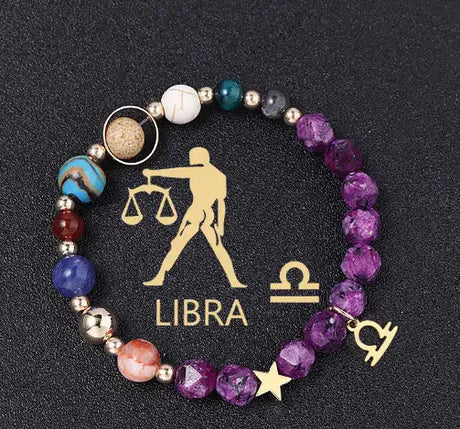 Natural Stone Hemp Stone Cut Surface Eight Planets Personalized Fashionable All-match - Lootquake