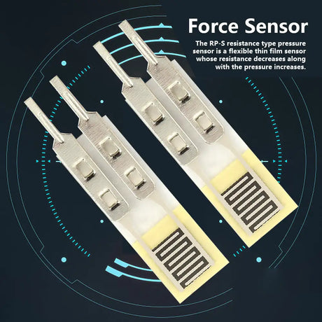 2pcs 10g~1kg High Precise Resistance Type Thin Film Pressure Sensor Force Sensor - Lootquake