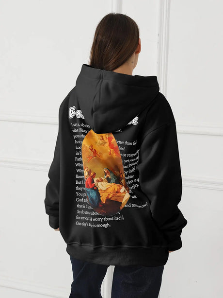 Women's Fashionable Casual Printed Long Sleeved Sweatshirt - Lootquake