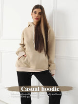 Women's Fashionable Casual Printed Long Sleeved Sweatshirt - Lootquake