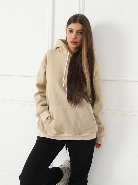 Women's Fashionable Casual Printed Long Sleeved Sweatshirt - Lootquake