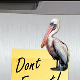 Pelicans Decorative Wooden Magnets Set of 6 by G. Debrekht - Coastal Decor - 8090014G-S6