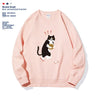 Women's Fashionable Solid Color Printed Long Sleeved Sweatshirt - Lootquake