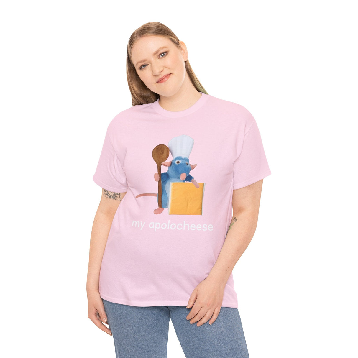 My Apolocheese Rat Plush Cheese Meme Shirt – Funny Ironic Tee for Rat Lovers
