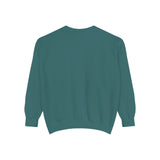 Customizable Unisex Garment-Dyed Sweatshirt, Personalized Gift, Cozy Streetwear, Casual Outfit, Unique Design Sweatshirt