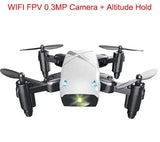 Micro Foldable RC Drone 3D Bearing Steering Wheel Remote Control Quadcopter Toys With Camera WiFi APP Control Helicopter Dron Kids Gift - Lootquake