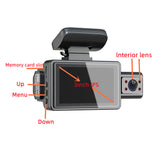 3-Inch Dual Lens Car Dash Cam - Your Ultimate Vehicle Guardian