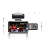 3-Inch Dual Lens Car Dash Cam - Your Ultimate Vehicle Guardian