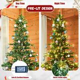 5 FT Pre-Lit Aspen Fir Artificial Christmas Tree