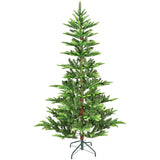 5 FT Pre-Lit Aspen Fir Artificial Christmas Tree