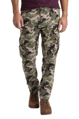 westAce Mens Army Cargo Pants Casual Regular Fit Camouflage Combat Cotton Multi Pocket Security Workwear Trousers Sizes 32W-44W (Olive Camo 38W x 30L) - Lootquake