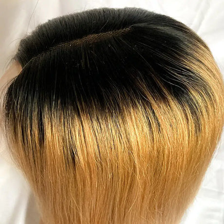 Color Bob Head Real Hair Headgear - Lootquake