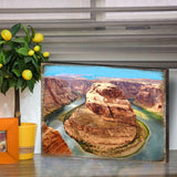 Canyon Island Art Wooden Wall Art by Nature Wonders - Nature Wildlife Decor  - 95282B