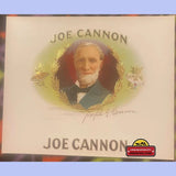 Rare Joe Cannon Antique Cigar Label Unveils Early 1900s Nostalgia