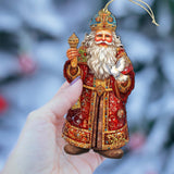 Santa's Dove of Hope Wooden Ornaments by G. Debrekht - Christmas Santa Snowman Decor - 8691416