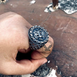 1910 St. George Stainless Steel Coin Ring