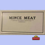 Rare 1910s Brick's Mince Meat Label Brings Vintage Charm Home