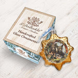 Adorno de vidrio de mercurio con cachorros de oso negro Simple Joys de J. Bergsma - Decoración navideña con animales salvajes - 7783850-JB