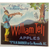 Rare 1950s Vintage William Tell Crate Label Unearths History