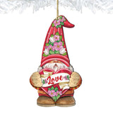 Love Gnome Wooden Ornaments by G.DeBrekht - Love Family Kids Decor - 8611018-S2