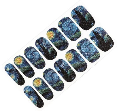 Van Gogh's Star Nail Sticker