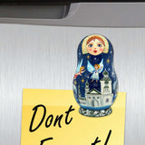 Nested Dolls Decorative Wooden Magnets Set of 6 by G. Debrekht - Christmas Decor - 8090130G-S6