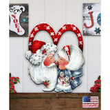 Merry Kissmas! Holiday Door Decor by Jamie Mills-Price - Christmas Decor - 8457514H