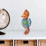 Decoración costera para puerta de casa de playa con caballitos de mar de G. DeBrekht - Decoración costera navideña - 8126111H