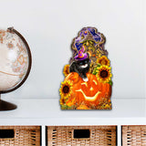 Decoración de Halloween con gatitos para la puerta por D. Gelsinger - Decoración de Halloween para Acción de Gracias - 8461066H-DG